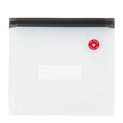 Abbildung von KÜCHENPROFI EASYFRESH Vakuumbeutel Set 10 Stück Ventil kompatibel für Vakuumpumpe Mit Beschriftungsfeld Reißfest und wiederverwendbar Zum Vakuumieren von Lebensmitteln 22 x 21 cm
