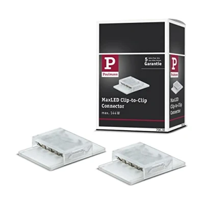 Abbildung von Paulmann 70618 MaxLED Clip to Verbinder Weiß 2er Pack