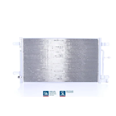 Abbildung von NISSENS 940694 Klimakondensator ohne Trockner Aluminium 607 R 134a AUDI: A4 B7 Avant, Saloon, B6/B7 Convertible