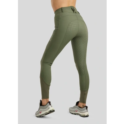 Abbildung von Montar Reithose MoAvina Highwaist Caviar Crystal Full Grip Pine Green