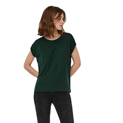 Abbildung von Vero Moda Vmava Plain Tshirt basic, Damen, Größe: Small, Pine grove