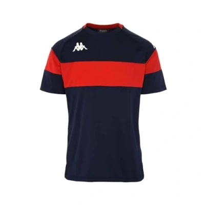 Abbildung von Kappa Herren DARETO T Shirt, Marineblau, Rot, XL