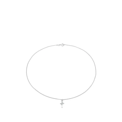 Abbildung von Elli Classic Cross Halskette, Damen, Größe: 36, Silber