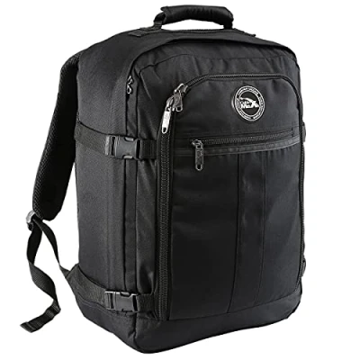 Abbildung von Cabin Max Metz 30L Handgepäck Rucksack, für Easyjet 45x36x20 aus recyceltem Polyester Geräumige Tasche, Kompressionsriemen, Handgepäckrucksack (45 X 36 20 Cm 30L)