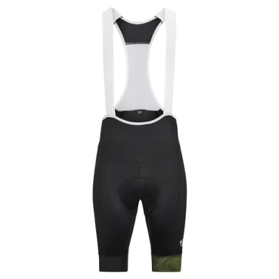 Abbildung von Ziener Herren NEKOS X Race Fahrrad Tight/Rad Hose/Rennrad atmungsaktiv,schnelltrocknend,gepolstert,Träger, Black.bitter Lemon, 50