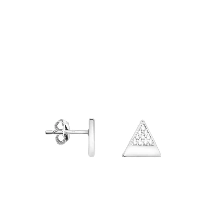 Abbildung von SOFIA MILANI Damen Ohrringe 925 Silber Ohrstecker als Dreieck 20507