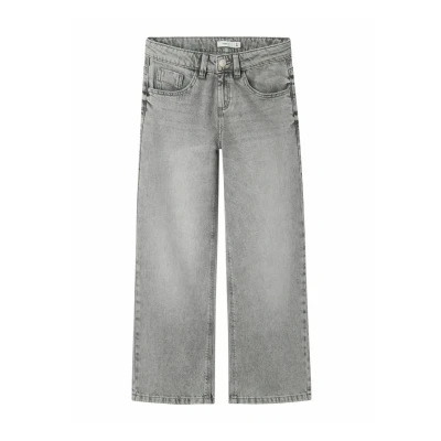 Abbildung von Name it Nkfrose WIDE Jeans Relaxed Fit für Kinder, Größe: 140, Light grey denim