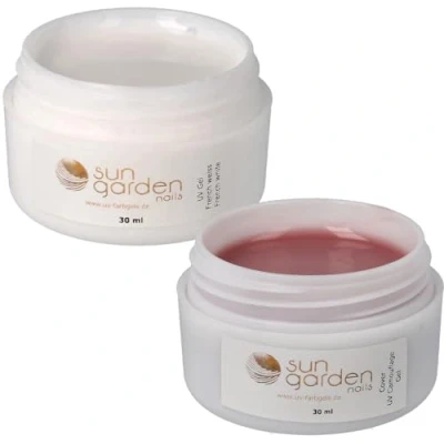 Abbildung von Sun Garden Nails UV Frenchgel weiss 30ml+UV Cover Gel 30ml