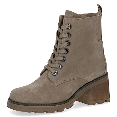 Abbildung von Caprice Schnürstiefelette, Damen, Größe: 36, Mud suede Schuhe