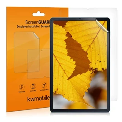 Abbildung von kwmobile 2X Tablet Schutzfolie kompatibel mit Samsung Galaxy Tab S6 Lite (2024/2022/2020) Folie Full Screen Protector Displayfolie entspiegelt
