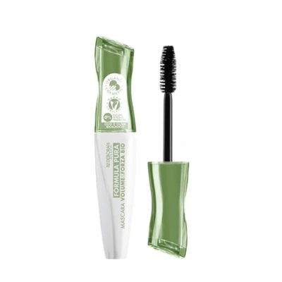 Abbildung von Deborah Milano Mascara, reine Bio Formel, Volumen und Stärke, hohe Verträglichkeit ohne Parabene, volumengebende stärkende Wirkung, langanhaltend, verleiht genährte starke Wimpern, Schwarz, 12
