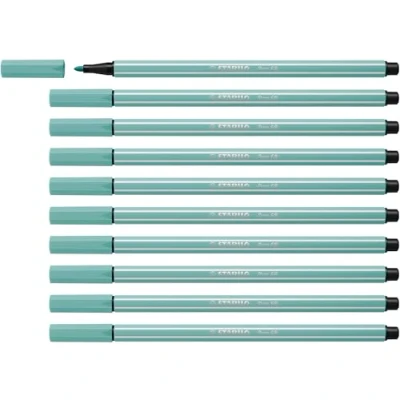 Abbildung von Premium Filzstift STABILO Pen 68 10er Pack eukalyptus