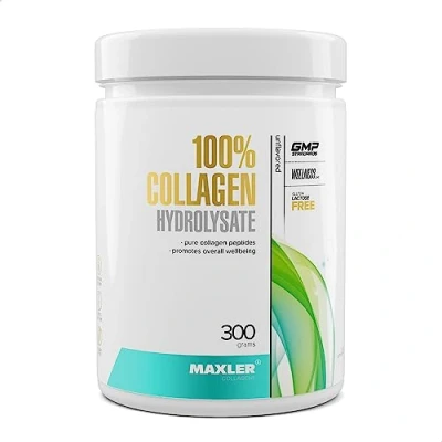 Abbildung von Maxler Collagen Pulver Hydrolysate aus Weidehaltung Geschmacksneutrales Eiweisspulver Reines Premium Kollagen Hydrolysat Peptide 30 Protionen 300g