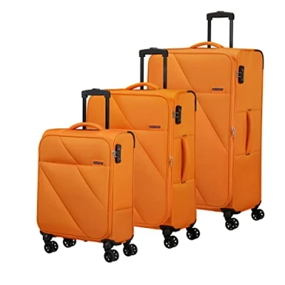 Abbildung von American Tourister Sun Break Kofferset 3 teilig, Orange (Orange)