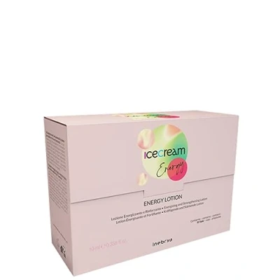 Abbildung von Inebrya ice cream energy lozione energizzante e rinforzante per capelli deboli fini 10mlx12