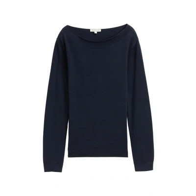Abbildung von TOM Tailor Basic Boatneck Strickpullover, Damen, Größe: XXL, Sky captain blue