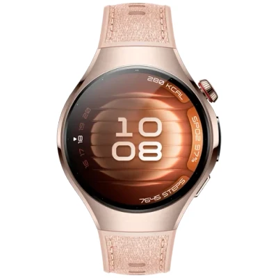 Abbildung von Huawei Watch 5 42mm Gold (Beiges Textilarmband)