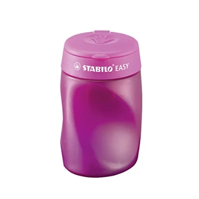 Abbildung von Ergonomischer Dosen Spitzer für Linkshänder STABILO EASYsharpener 3 in 1 pink