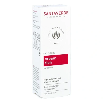 Abbildung von Santaverde Aloe Vera Creme rich ohne Duft
