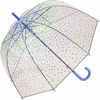 Abbildung von ESPRIT Glockenschirm mit Automatik transparent Candy Pearls, 90 cm