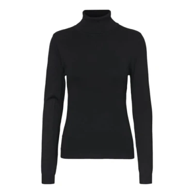 Abbildung von Vero Moda Petite Strickpullover, Damen, Größe: Medium, Black