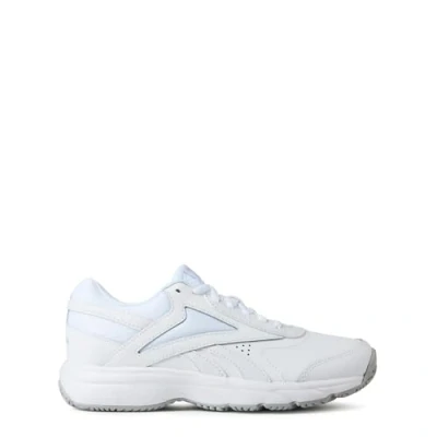 Abbildung von Reebok WORK N Cushion Walkingschuh, Damen, Größe: 35, White/cold grey Leder und textil