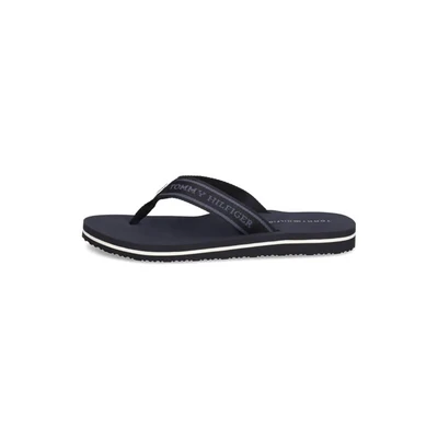 Abbildung von Tommy Hilfiger Webbing Tonal LOGO Badezehentrenner, Damen, Größe: 41, Space blue Schuhe