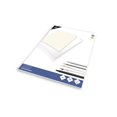 Abbildung von Kangaro Transparant Technisches Zeichenpapier/Millimeterpapier DIN A3 24 seiten 80g/m² papier mit 1 blatt 1/5/10mm Orange Raster, K 770301