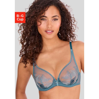 Abbildung von Lascana WIRE BRA Bügel BH, Damen, Größe: 95C, Blue