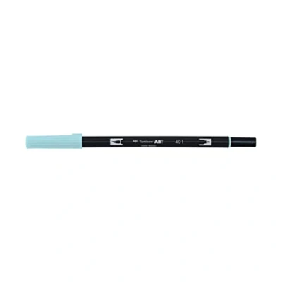 Abbildung von Tombow ABT Dual Brush Pen, 401, Stift mit zwei Spitzen, perfekt fürs Hand Lettering und Bullet Journal, wasservermalbar, aqua