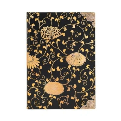 Abbildung von Paperblanks Karakusa Japanese Lacquer Boxes Midi Lined Elastic Band Closure 120 Gsm