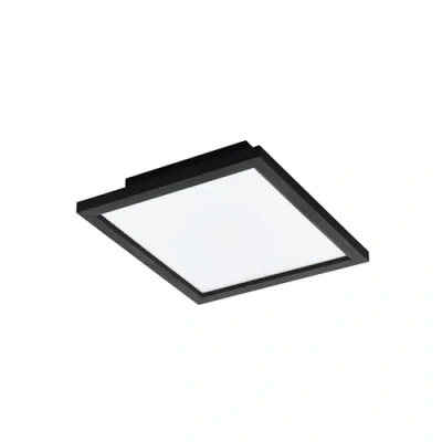 Abbildung von Eglo 900049 LED Deckenleuchte SALOBRENA Z weiss schwarz L:30 B:30 H:5cm dimmbar 2700 6500K mit Connect Funktion