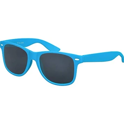 Abbildung von Balinco Sonnenbrille UV400 CAT 3 CE Rubber mit Federscharnier für Damen &amp; Herren (hellblau smoke)