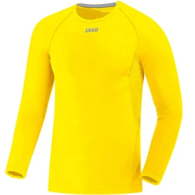 Abbildung von JAKO Longsleeve &quot;COMPRESSION 2.0&quot; Langarmshirt, Herren, Größe: Large, Gelb