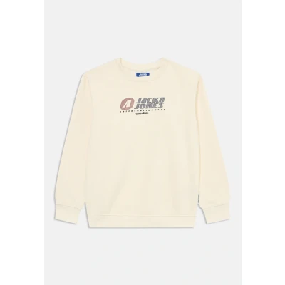 Abbildung von Jack &amp; Jones Junior Jcotier Print CREW NECK Sweatshirt für Kinder, Größe: 140, Sweet corn