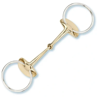 Abbildung von Stübben Trens Gebiss Golden Wings Sweet Iron 14,5cm