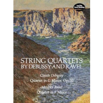 Abbildung von String Quartets by Debussy and Ravel: Quartet in G Minor, Op. 10/Debussy; F Major/Ravel (Dover Chamber Music Scores)
