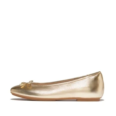 Abbildung von FitFlop Damen Ballerinas, Platin, 38 EU