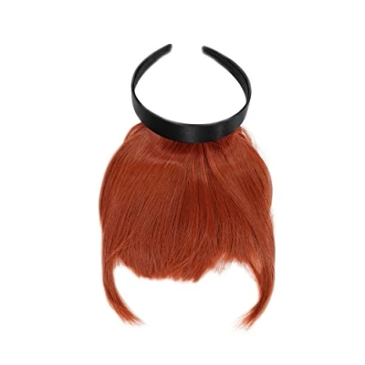 Abbildung von WIG ME UP HA071T 350 Clip in Pony mit Haarreif und längeren Seitenhaar, besonders natürliche Wirkung, Rot (350)