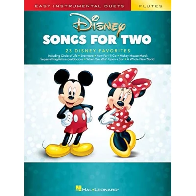 Abbildung von Disney Songs for Two Flutes: Easy Instrumental Duets