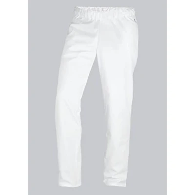 Abbildung von BP 1645 400 21 3XLl Unisex Hose, mit Gummizug in der Taille, 215,00 g/m² Stoffmischung, weiß,
