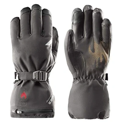 Abbildung von Zanier Heat.STX schwarz beheizter wasserdichter Skihandschuh