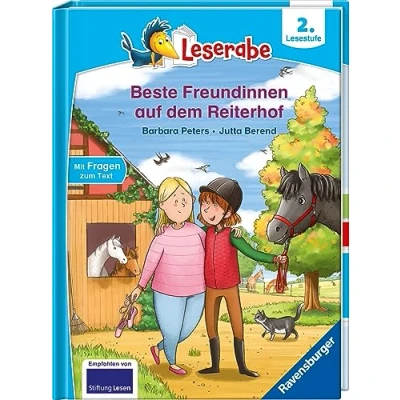 Abbildung von Beste Freundinnen auf dem Reiterhof lesen lernen mit Leserabe Erstlesebuch Kinderbuch ab 7 Jahren üben 2. Klasse (Leserabe Klasse) Lesestufe)