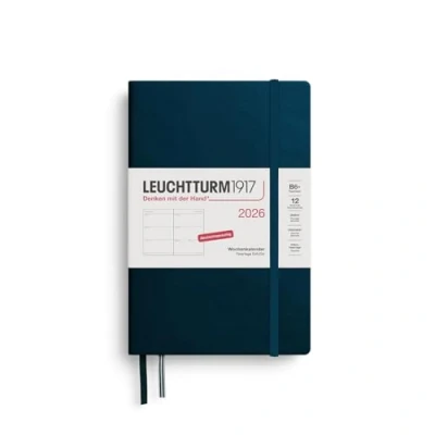 Abbildung von LEUCHTTURM1917 372539 Wochenkalender Paperback (B6+) 2026, 12 Monate, Deep Sea, Deutsch