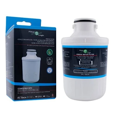 Abbildung von FilterLogic FFL 105CH interner Wasserfilter ersetzt Microfilter MFCMG14211FR / MFCMG14211F für Hanseatic Kühlschrank Nr. 667000, 571671 640897 und Comfee SBSIB 502 NFA+