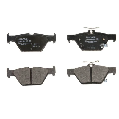 Abbildung von BOSCH 0 986 494 836 Bremsbelagsatz Low Metallic mit akustischer Verschleißwarnung Anti Quietsch Blech SUBARU: Outback V, XV II, Forester V