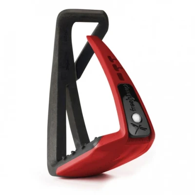 Abbildung von Freejump Steigbügelriemen Soft Up Lite Schwarz/Rot