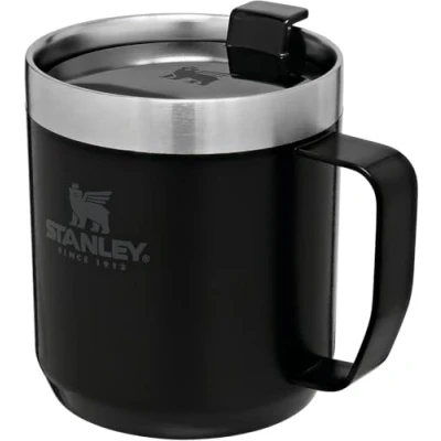 Abbildung von Stanley Classic Legendary Camp Mug Thermobecher 354 ml Hält 1.5 Stunden Heiß 3 Kalt BPA Frei Spülmaschinenfest Edelstahl Kaffeebecher To Go Matte Black