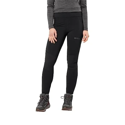 Abbildung von Jack Wolfskin Kammweg Tights, Damen, Größe: Medium, Black
