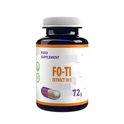 Abbildung von Fo Ti (He Shou Wu) Extrakt 10:1 (5000mg Äquivalent) 120 Vegan Kapseln, Laborgeprüft, Hochdosiert, Nicht GVO, keine Füllstoffe oder Zusatzstoffe
